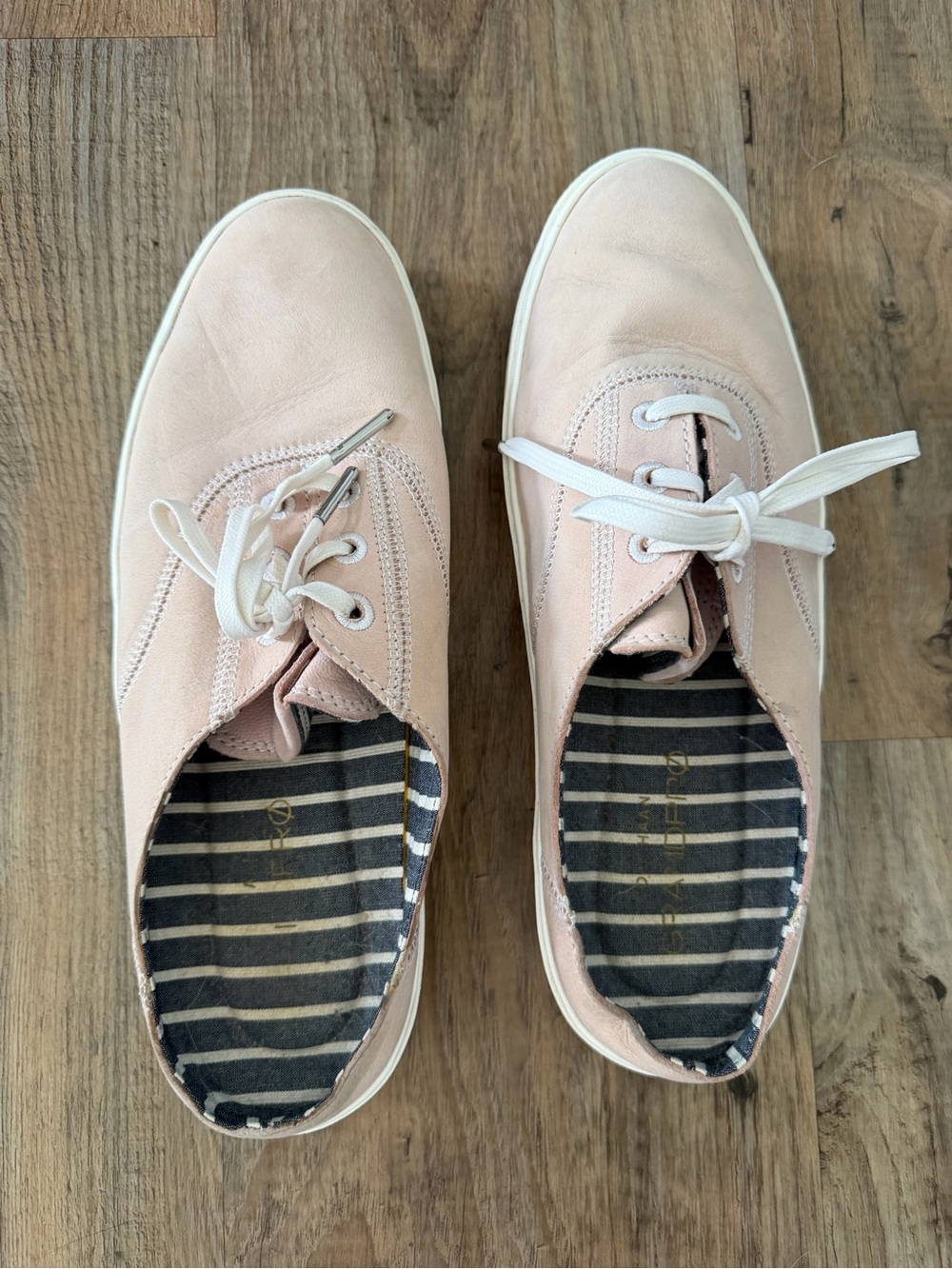 Cole Haan Blush Pink Leather Sneakers